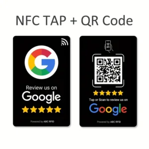 ManaSynthetic Gemstone NFC & QR Code Review Cards