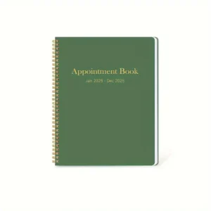 2025 Spiral Bound Appointment Book Planner