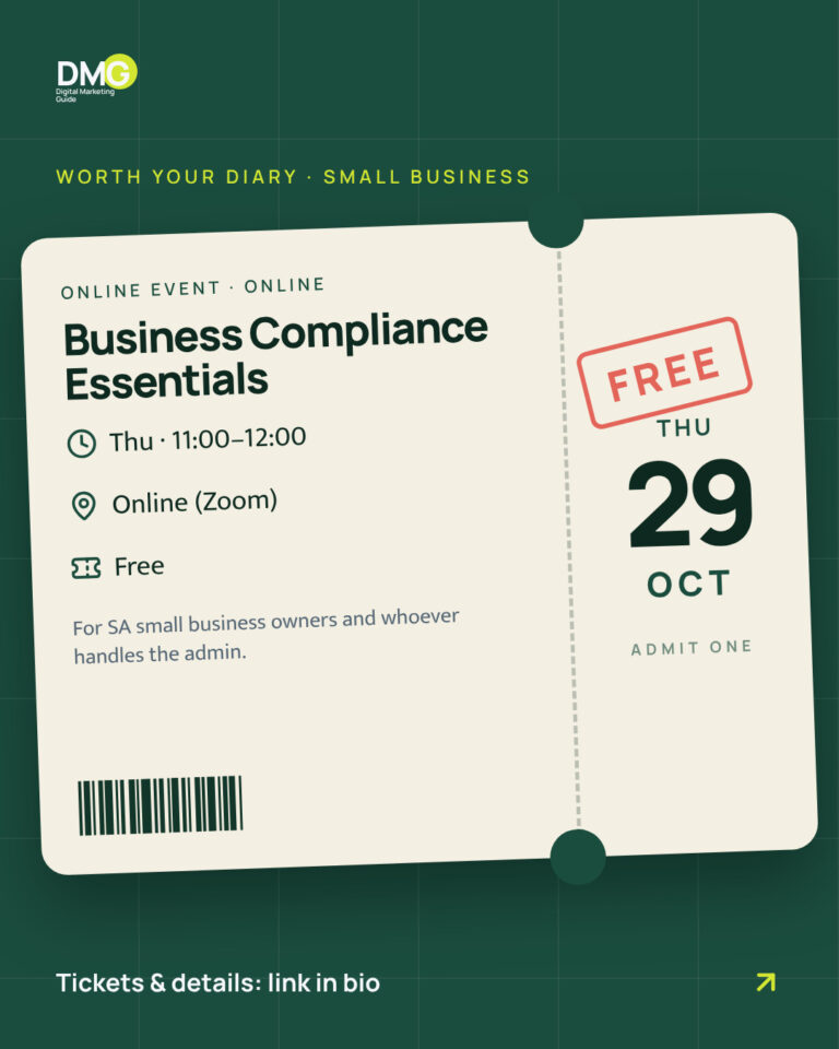 Event poster: Business Compliance Essentials