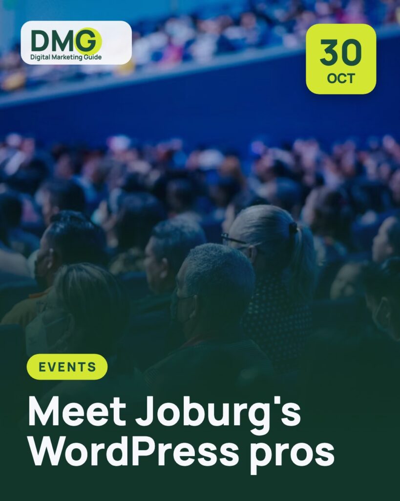 Meet Joburg's WordPress pros – Events